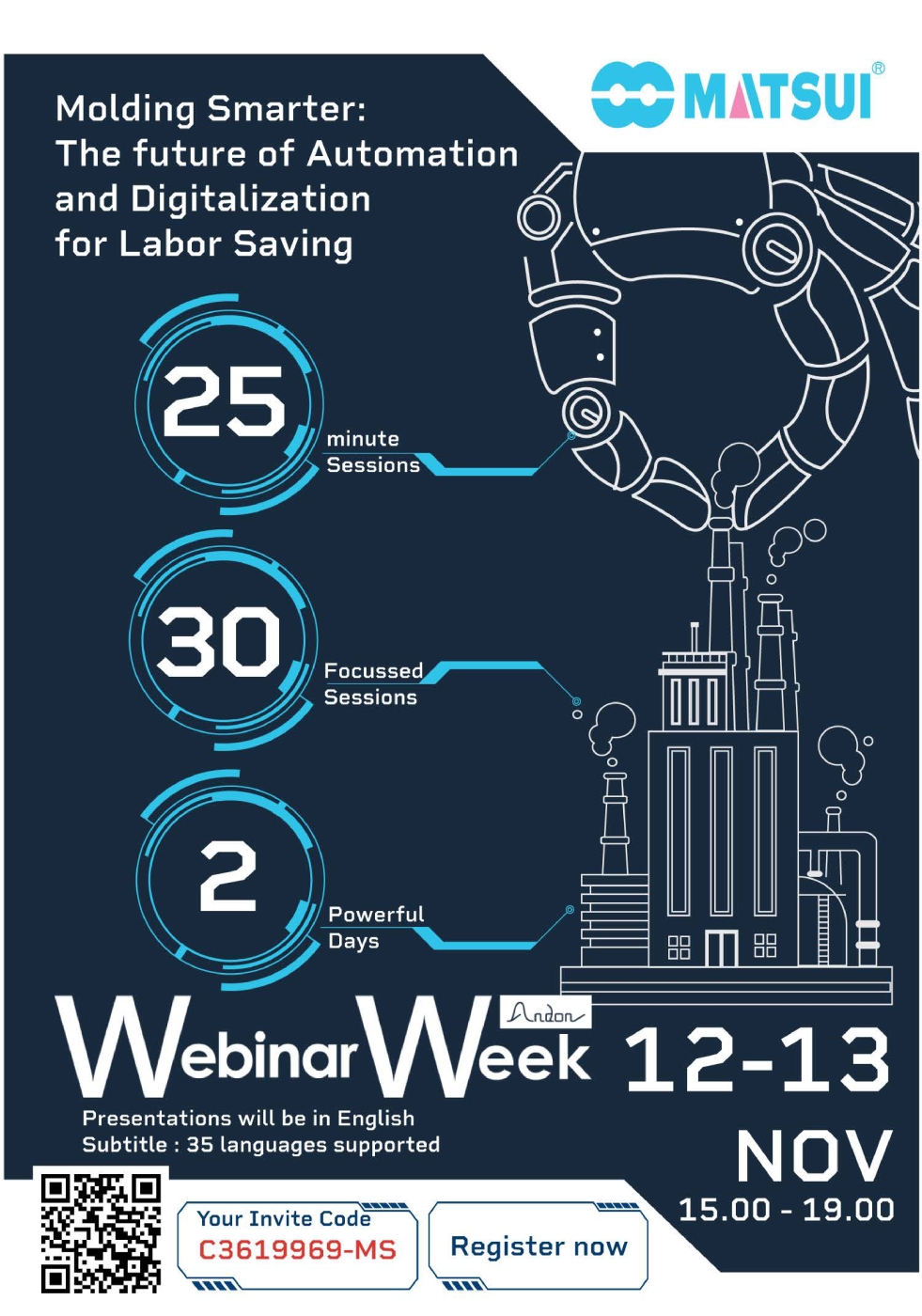 SMART MOLDING FACTORY WEBINAR WEEK 2025!