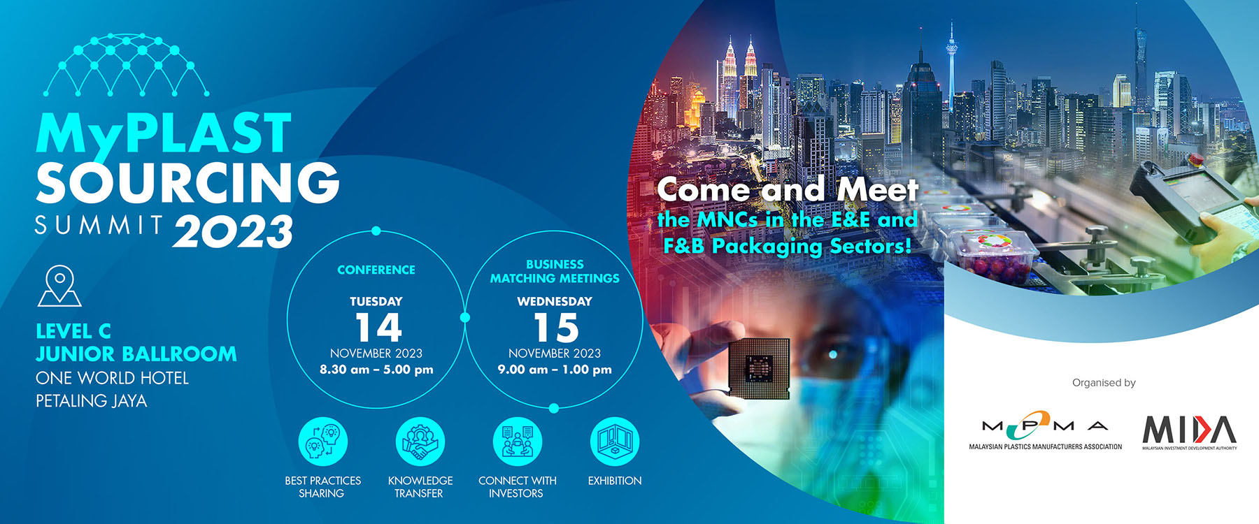 MyPlast Website Event Page