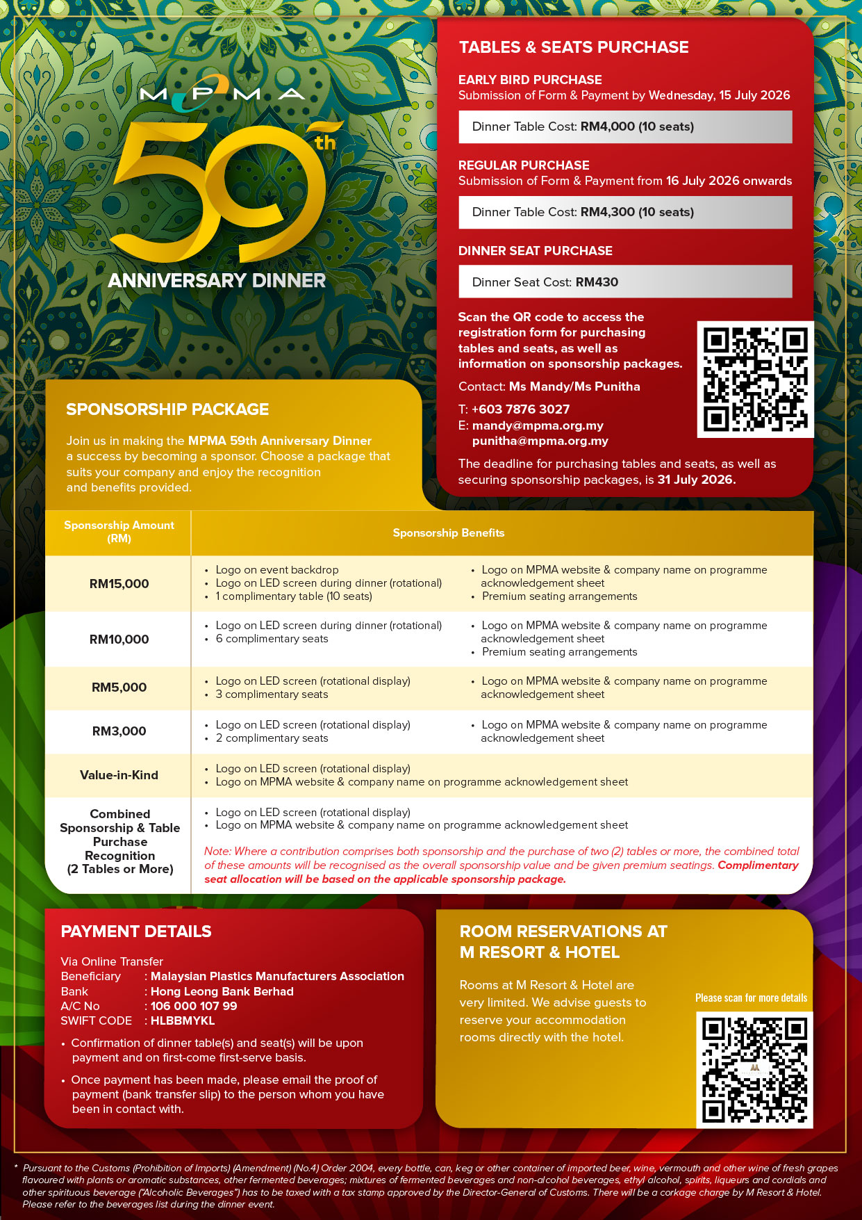 MPMA 59th Leaflet Back