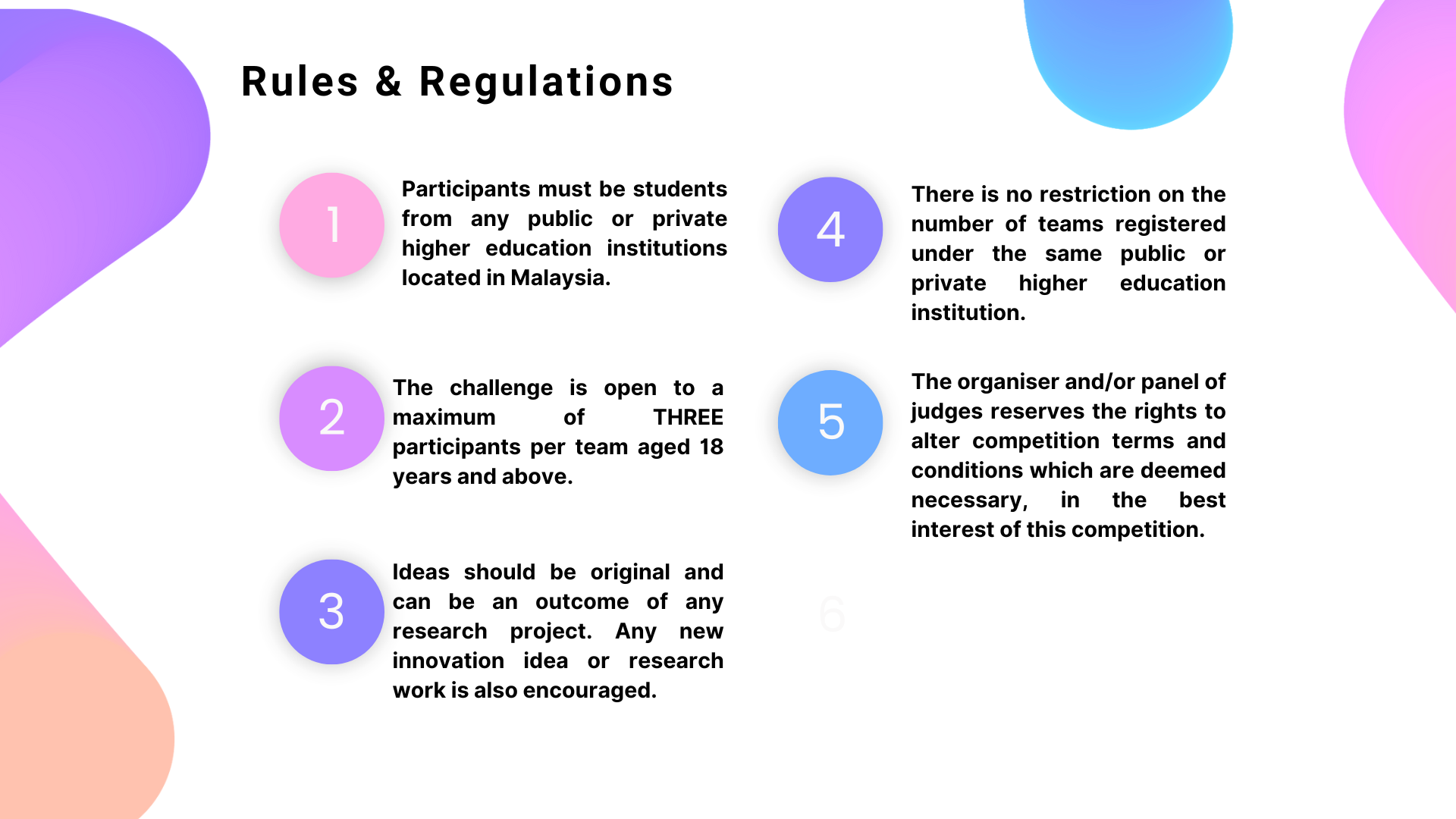 Compettiton Pillars 11